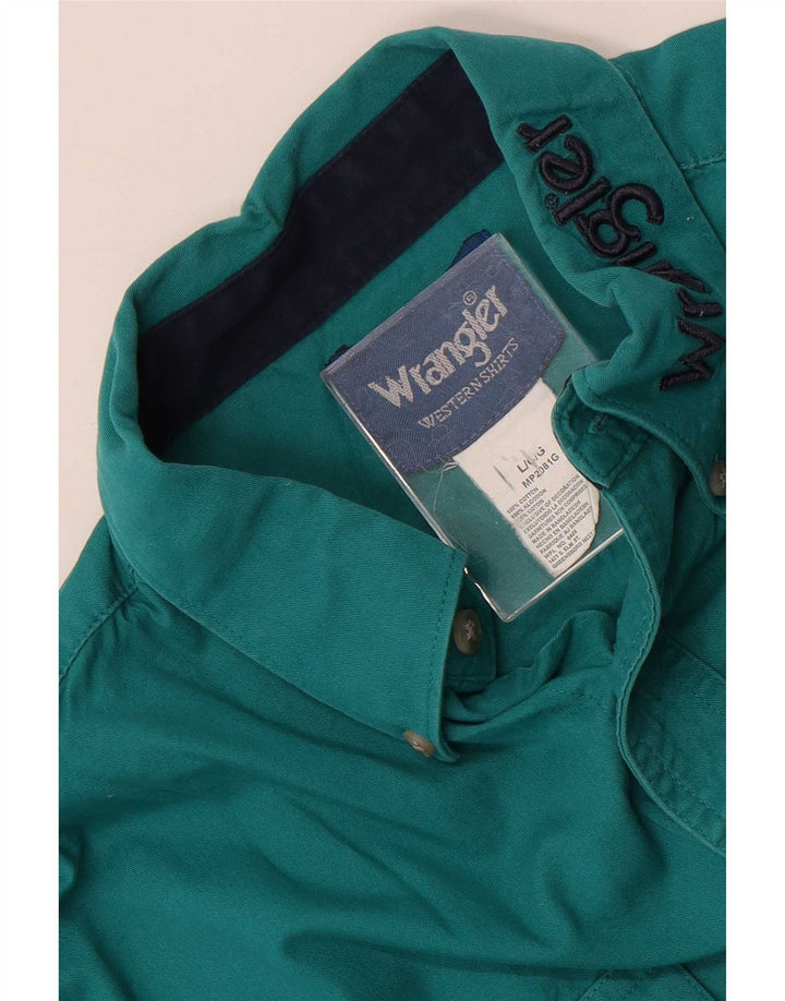 Wrangler muška majica Western Graphic Large Green Pamuk