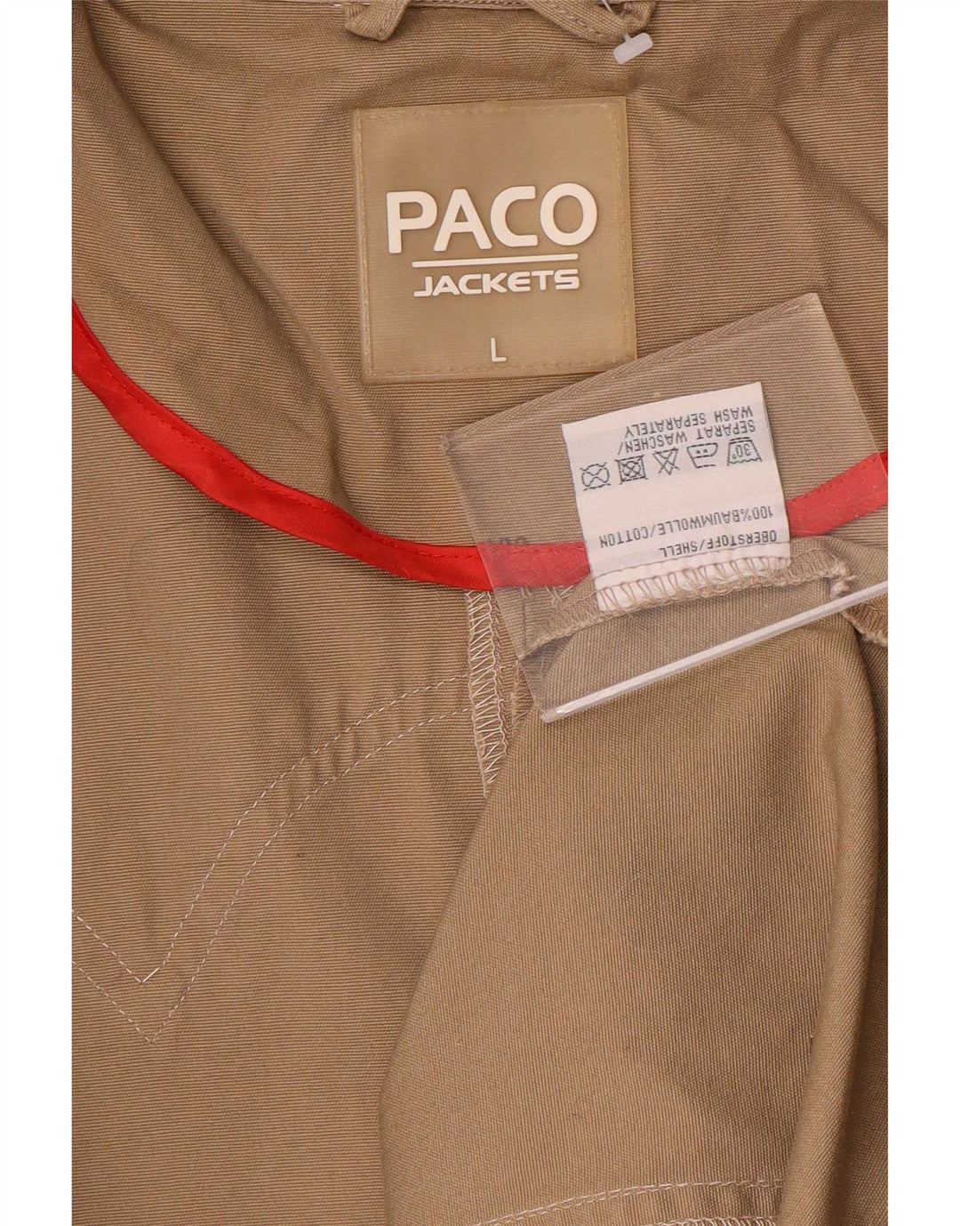 Paco muška pomoćna jakna UK 40 Large Brown Cotton