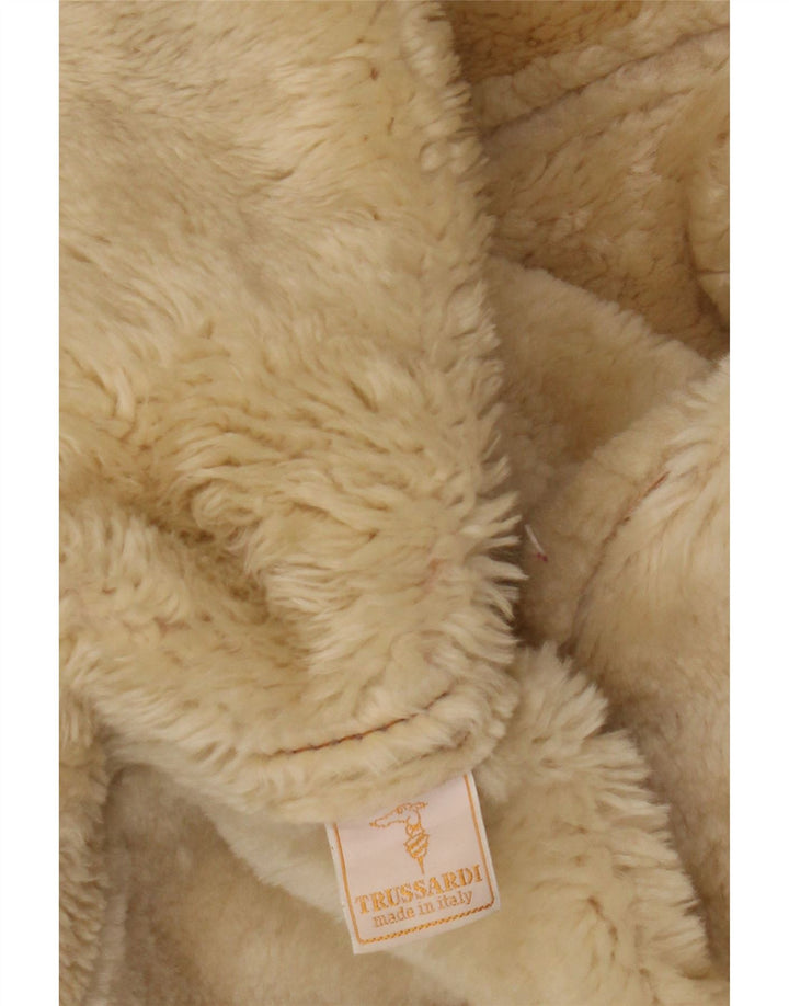 Trussardi ženski kaput od šišmiša UK 18 XL od bež kože