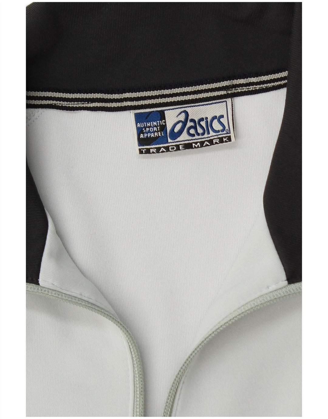 ASICS Womens Tracksuit Top Jacket UK 16 Large Grey Polyamide