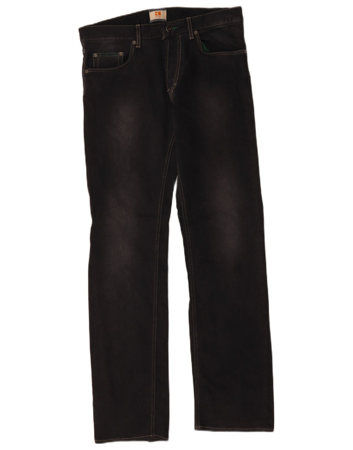 Muške ravne traperice Hugo Boss W32 L32 crne