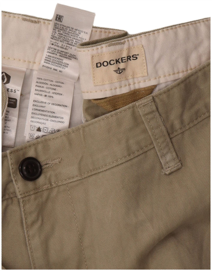 Dockers muške chino kratke hlače W32 Srednje zeleni pamuk