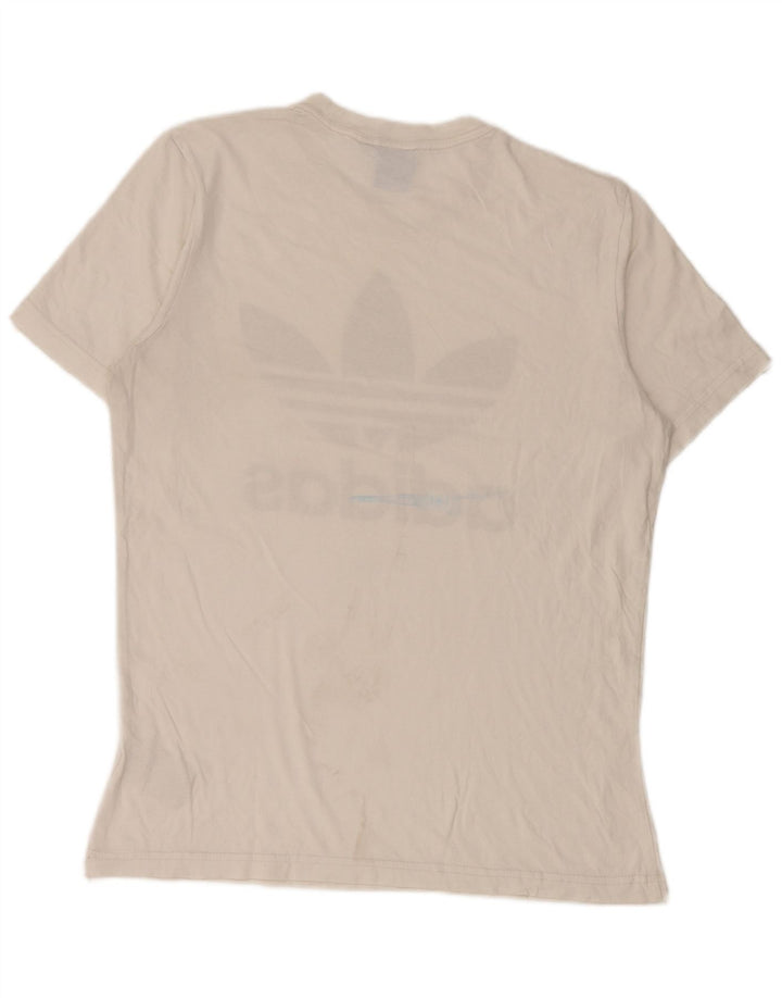 Adidas muška majica kratkih rukava s grafičkim motivima, srednji bijeli pamuk