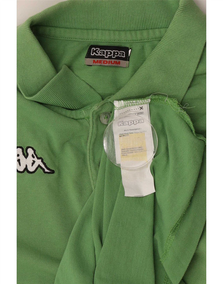Kappa muška polo majica srednje zelene boje pamuka