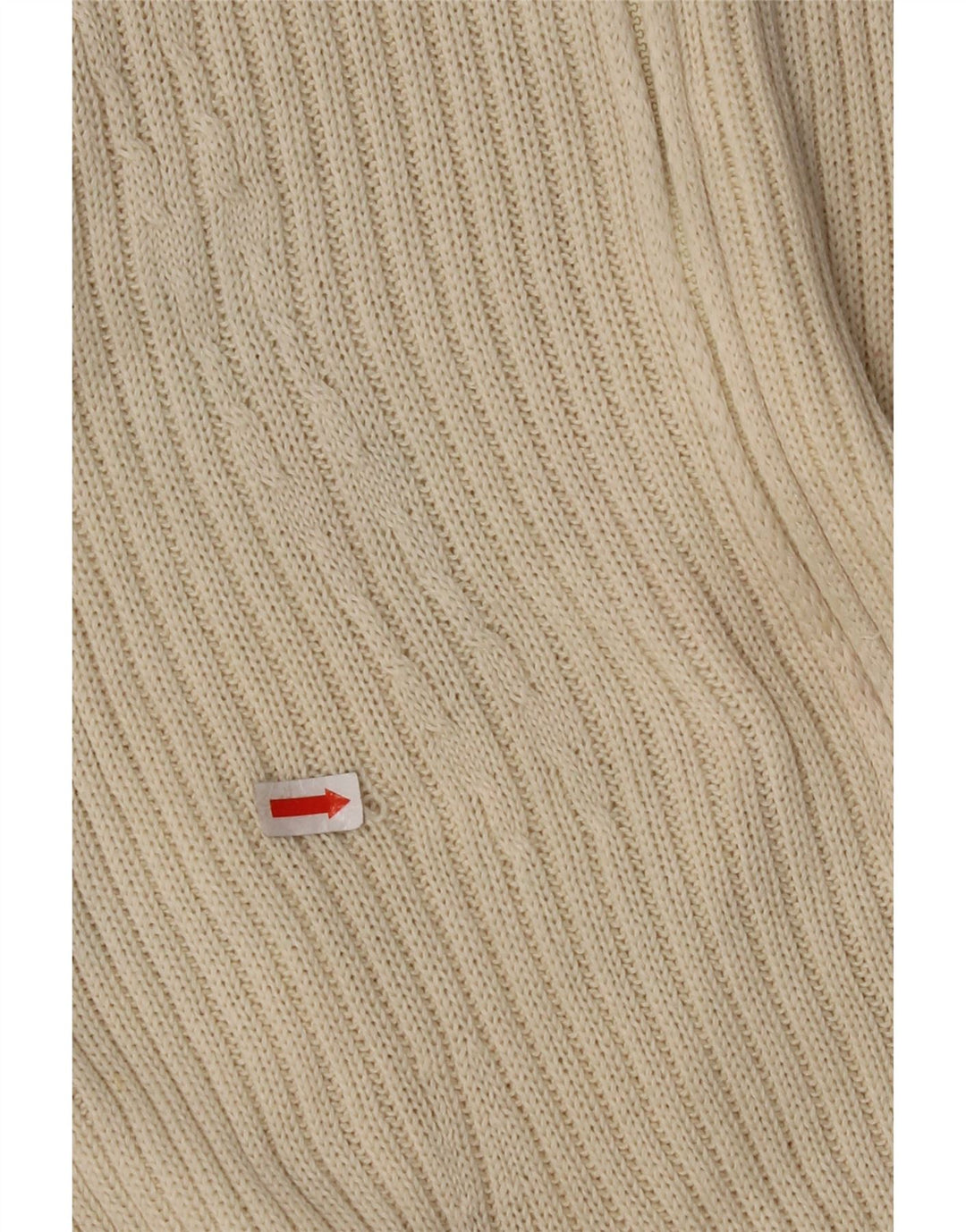 CERRUTI 1881 Ženski džemper kardigan UK 12 Srednje svijetlo bijeli pamuk