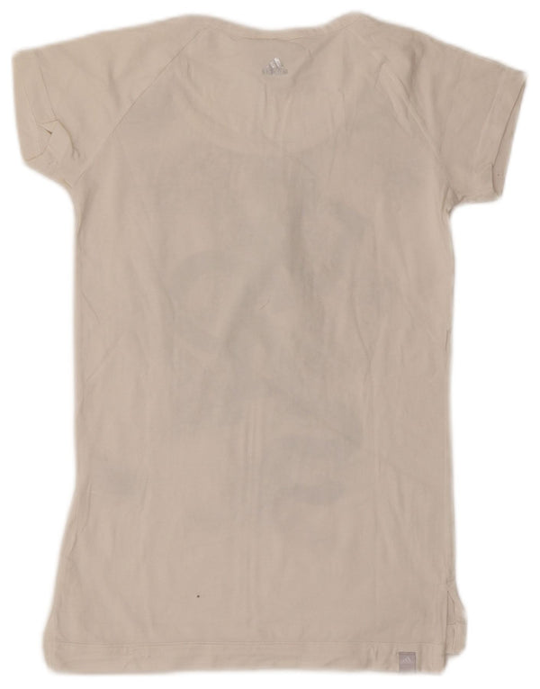 ADIDAS Ženska majica kratkih rukava s grafičkim motivima UK 10 Mali bijeli pamuk s printom životinja