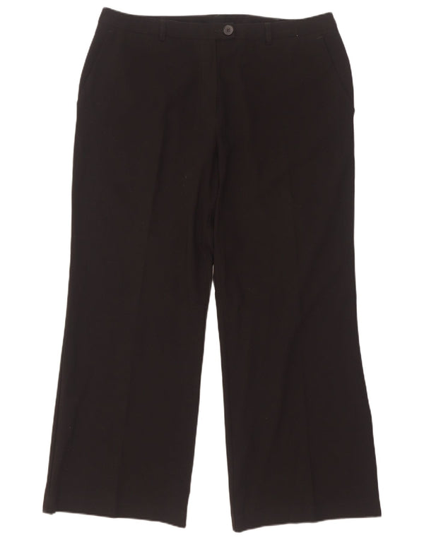 Marks & Spencer ženske hlače visokog struka UK 16 Large W34 L28 crne