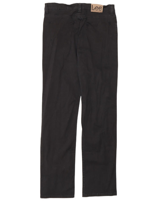 Lee Mens Brooklyn Straight Jeans W34 L36 Crni pamuk