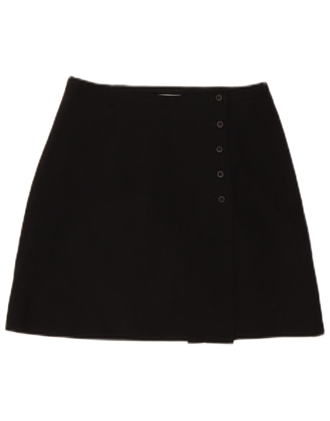Zara ženska mini suknja na omot W24 XS crni poliester