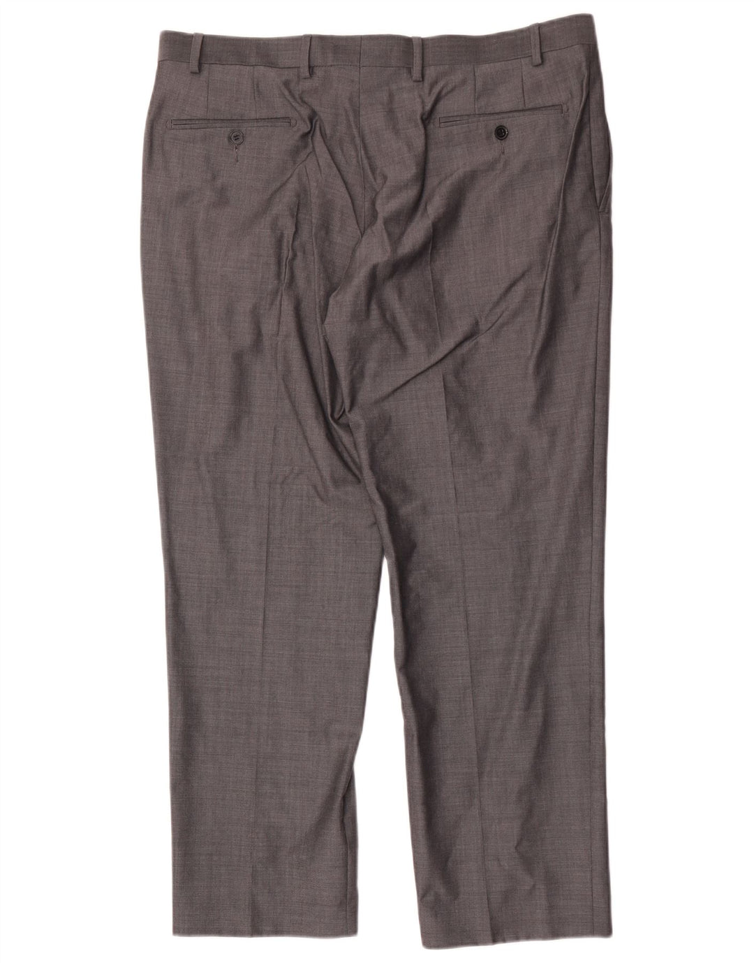 Marks & Spencer muške autograph hlače ravnog odijela W38 L29 siva vuna