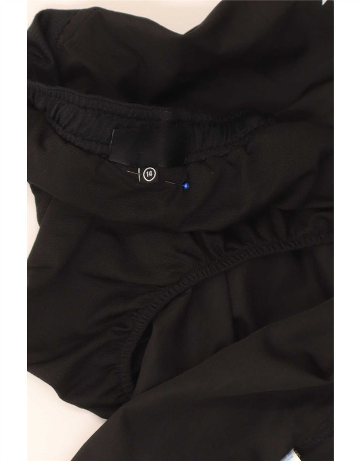 Champion Ženske Graphic Regular Sport Shorts UK 14 Veliki crni poliester