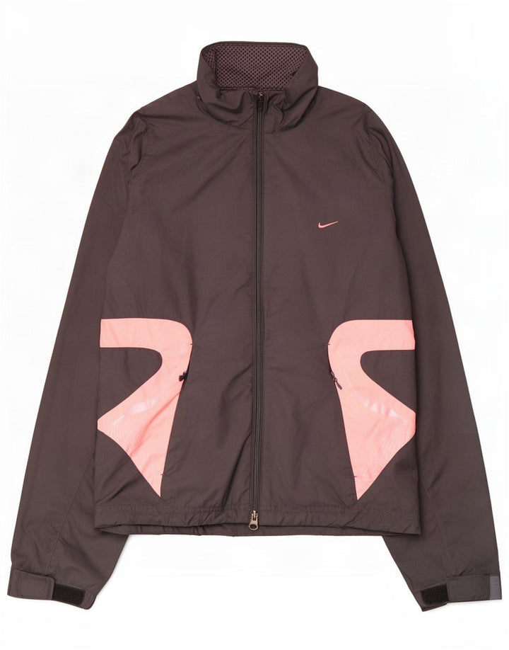 Nike ženska jakna za kišu Climalite UK 8/10 mala siva poliester u boji