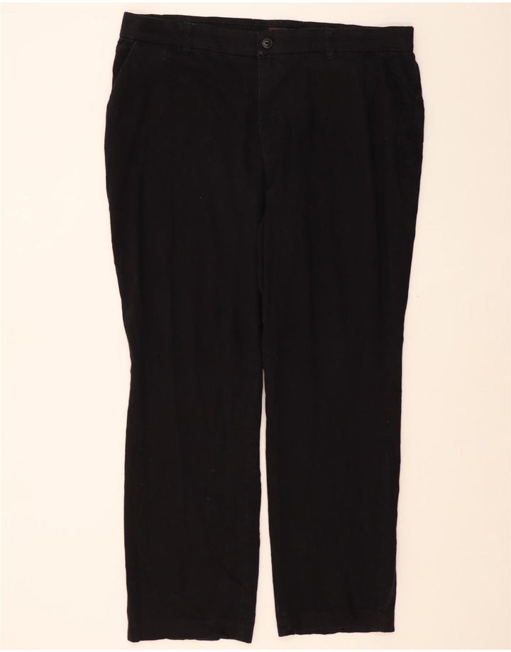 LEE Womens Straight Chino Trousers W38 L30 Black Vintage Lee and Second-Hand Lee from Messina Hembry 