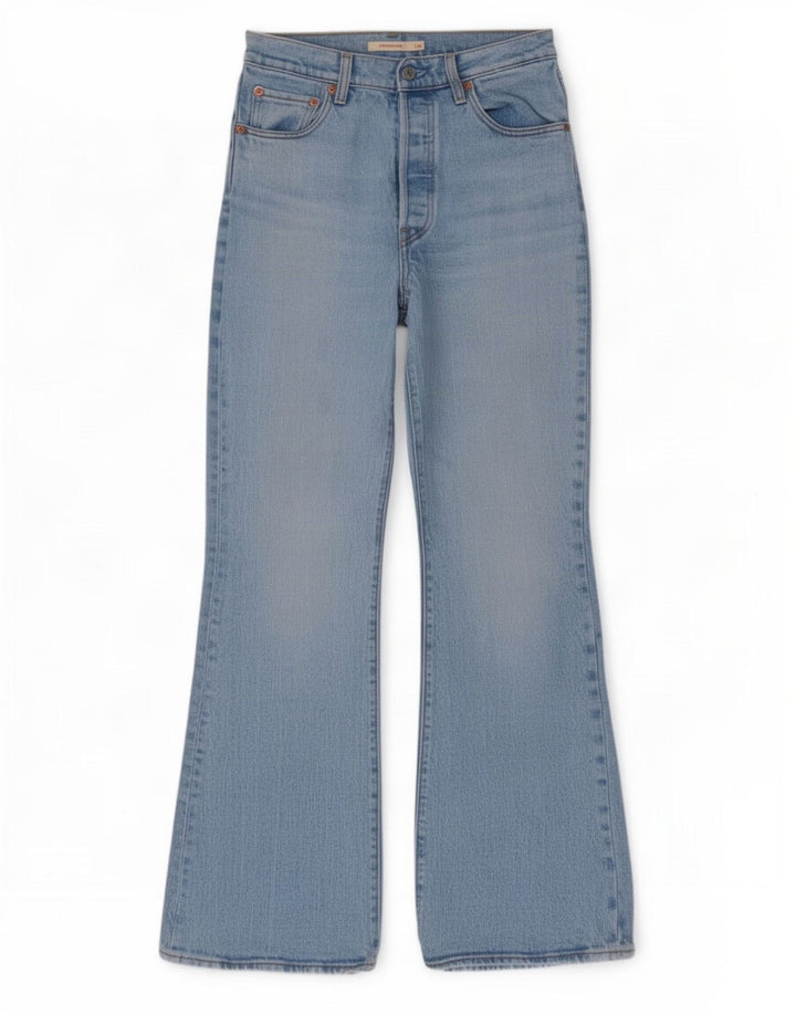 Levi's ženske lepršave traperice s prsnim košem W26 L30 plave