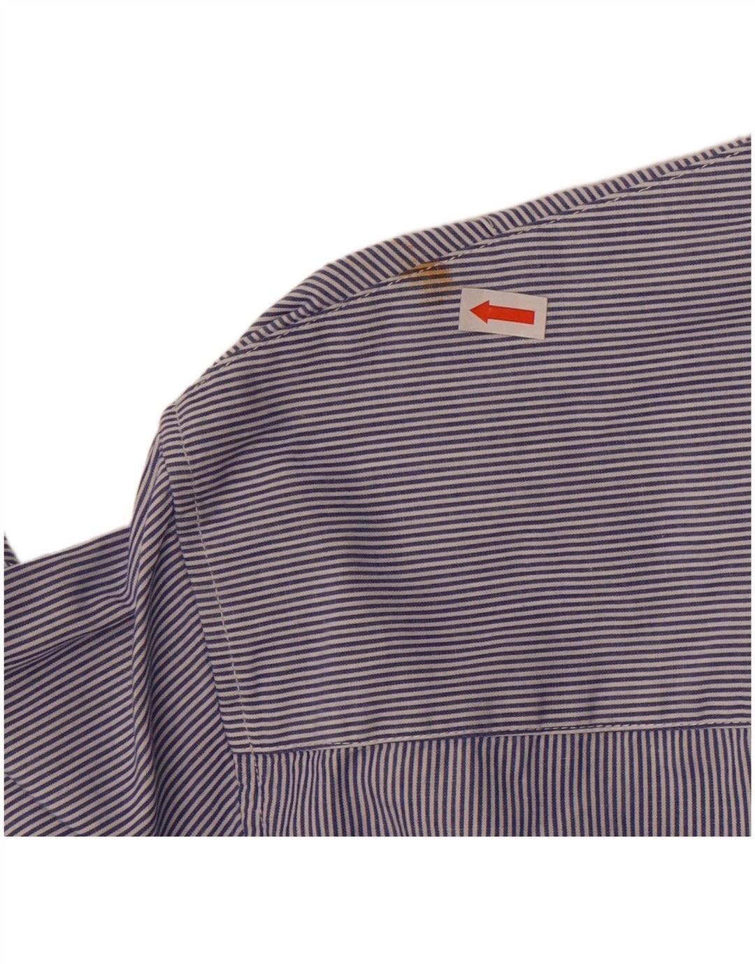 Armani Jeans muška pripijena košulja 2XL pamuk s plavim prugama