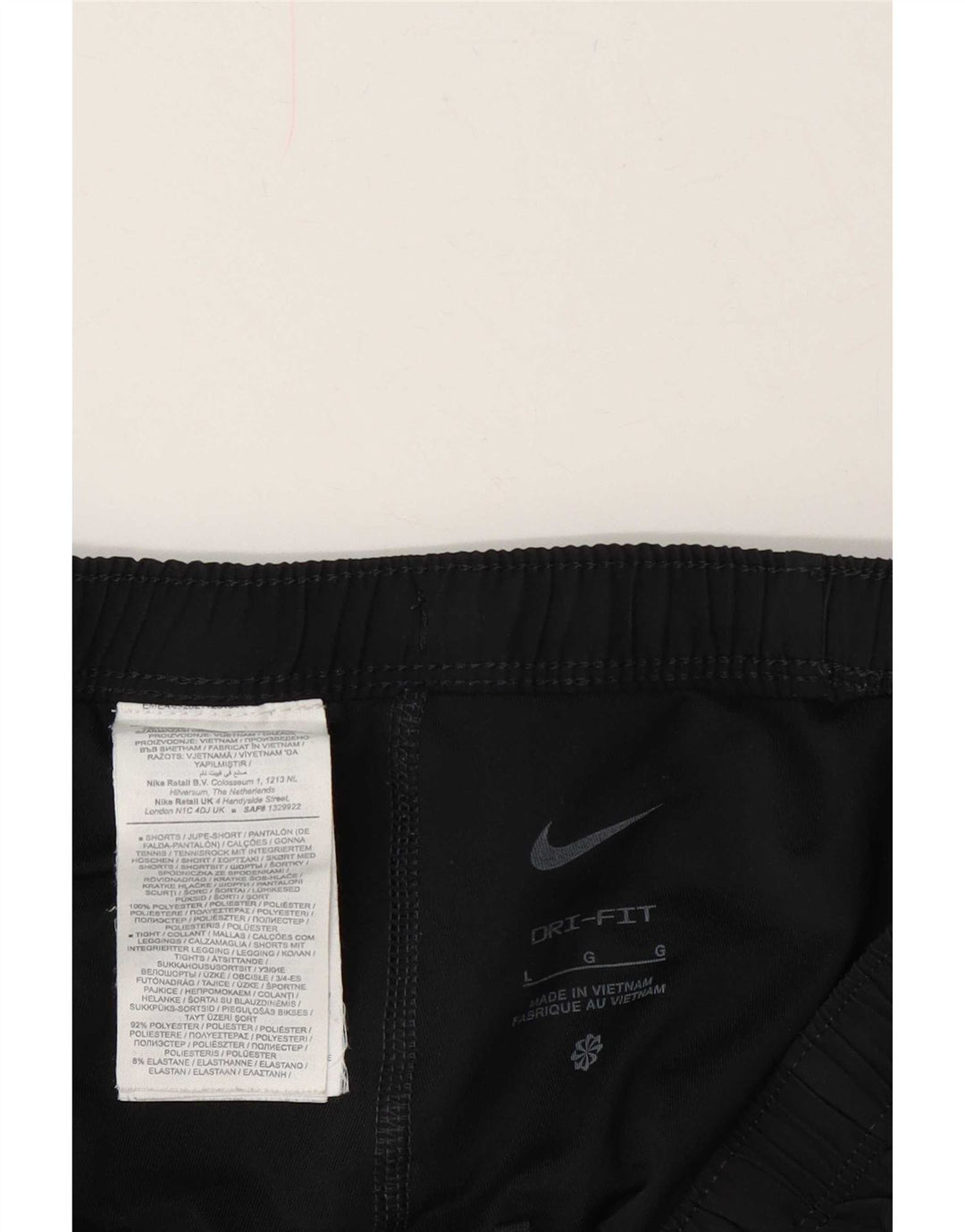 Nike muške Dri Fit sportske kratke hlače, veliki crni poliester