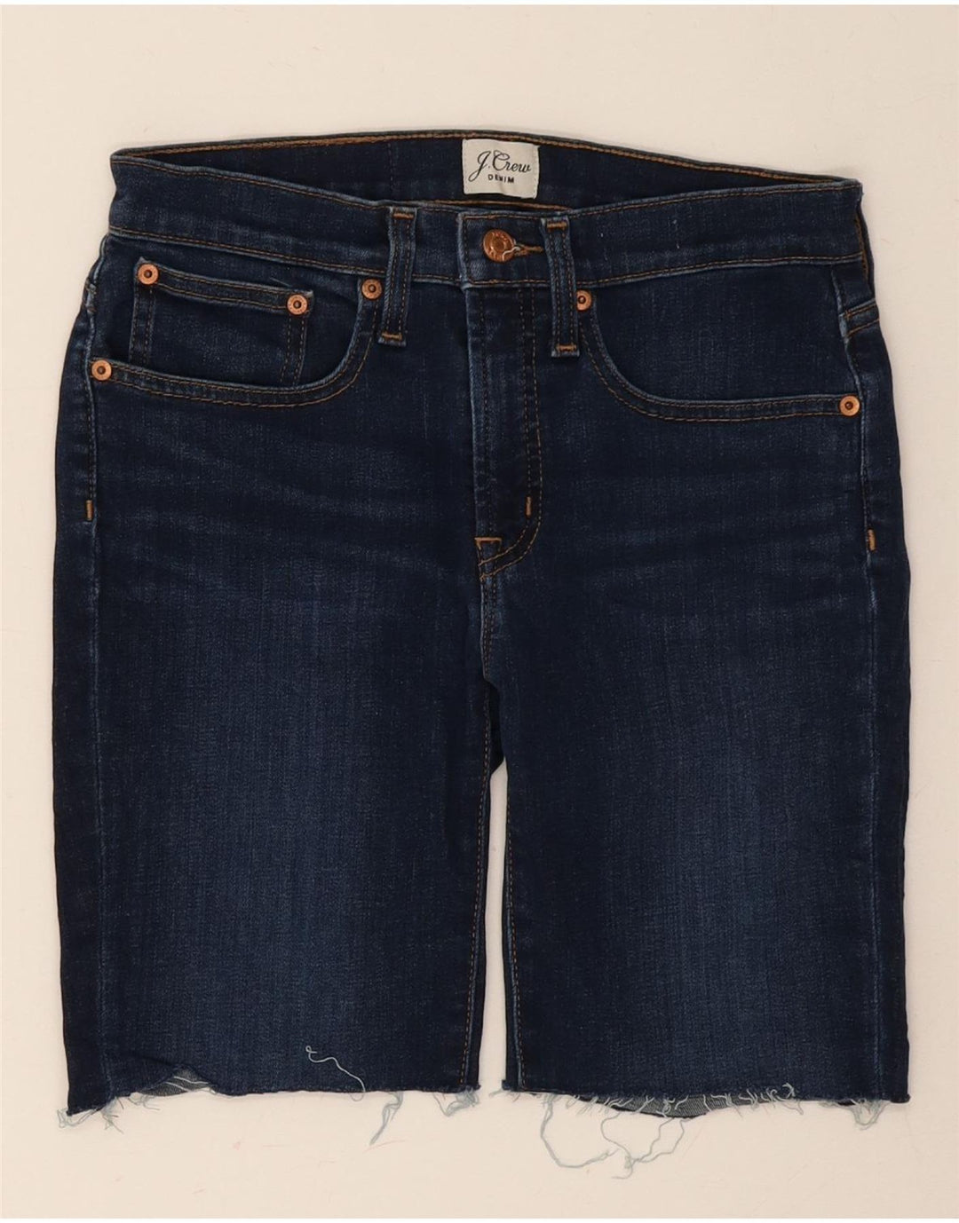 J. CREW Womens Denim Shorts W27 Small  Navy Blue Cotton Vintage J. Crew and Second-Hand J. Crew from Messina Hembry 