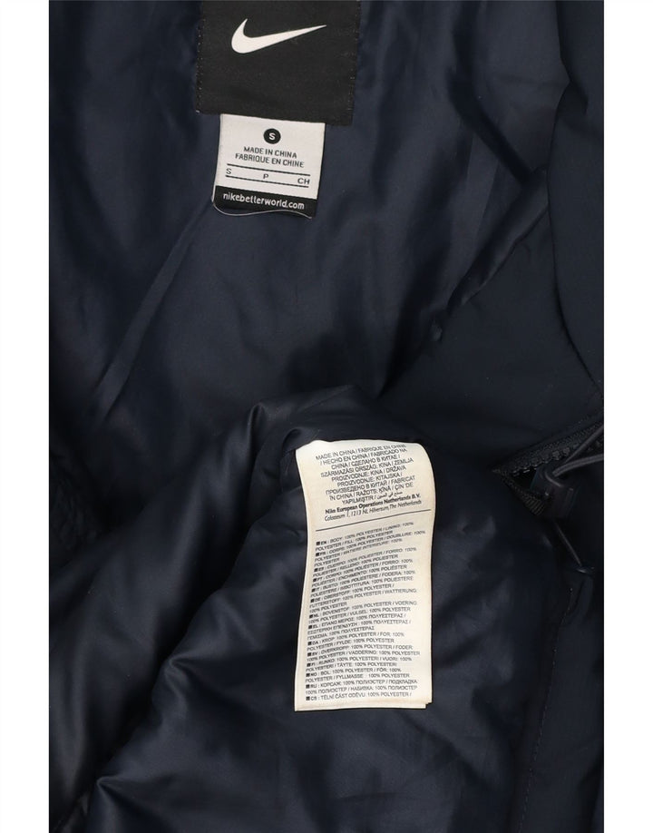 NIKE muška jakna vjetrovka UK 36 mala tamnoplava poliester