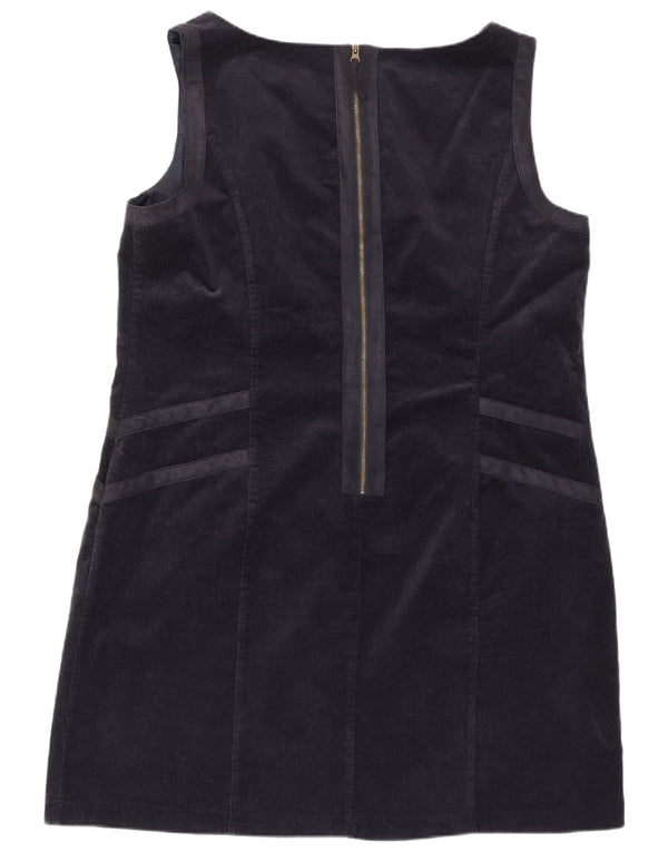 Laura Ashley, ženska platna haljina bez rukava od samta UK 18 XL tamnoplava