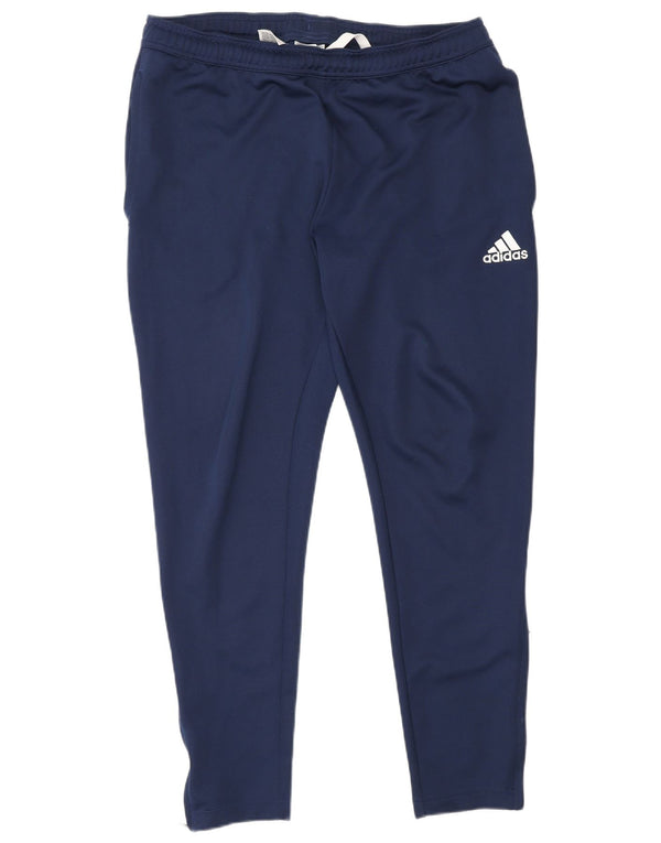 Adidas muške Aeroready hlače za trenirku, velike tamnoplave poliesterske hlače