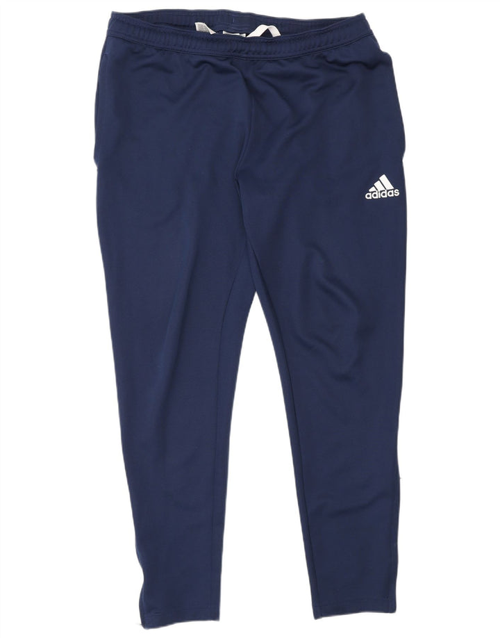 Adidas muške Aeroready hlače za trenirku, velike tamnoplave poliesterske hlače