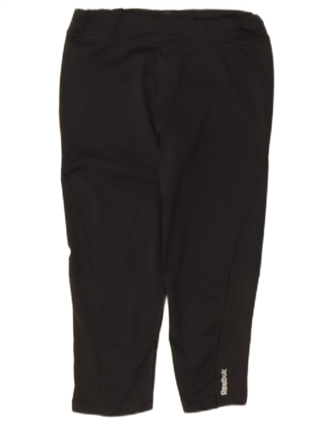 Reebok ženske kapri tajice UK 8/10 male crne poliesterske