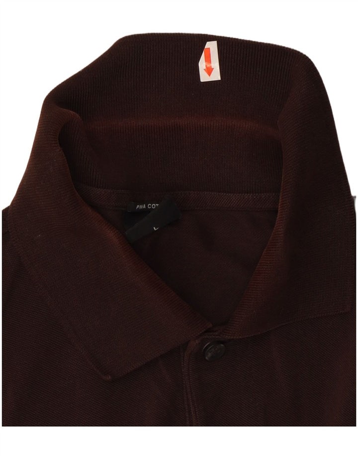 Hugo Boss muška polo majica velika smeđa pamuk