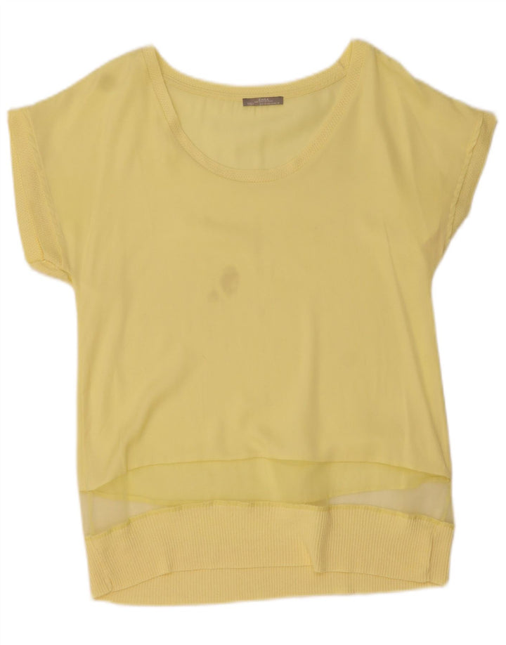 Zara ženska bluza Top UK 10 Small Yellow