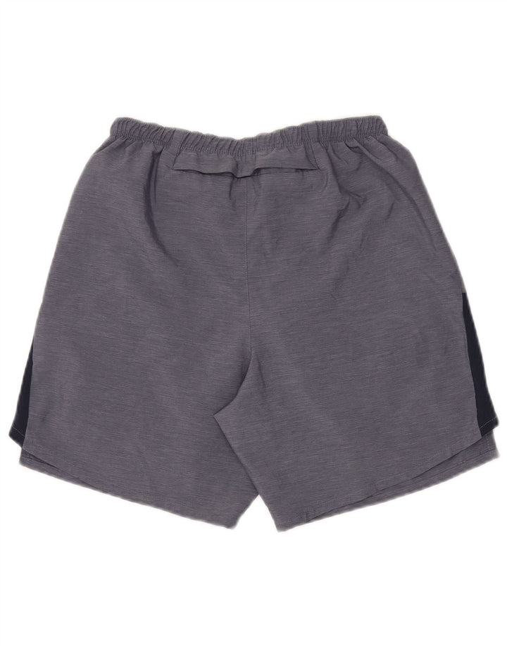 NIKE Ženske Dri Fit Sportske Kratke Hlače UK 10 Small Blue Colourblock Poliester