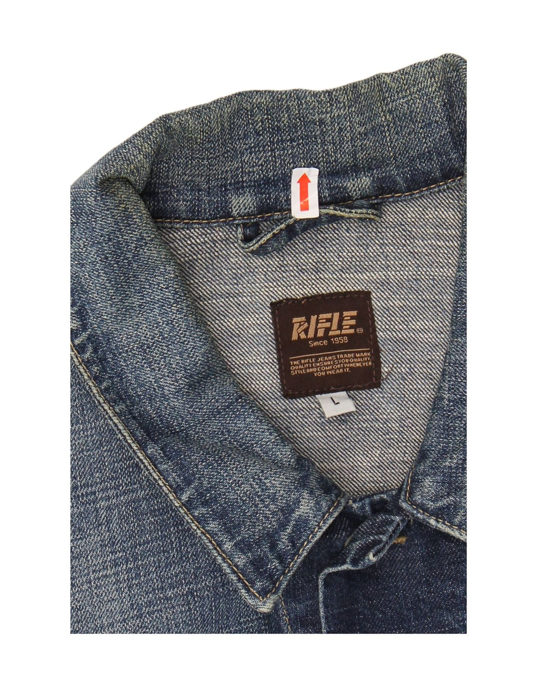 RIFLE Ženska traper jakna UK 16 Large Blue Cotton