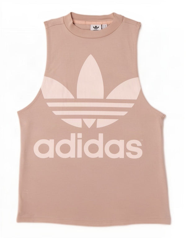 Adidas ženski grafički prsluk UK 6 XS bež pamuk