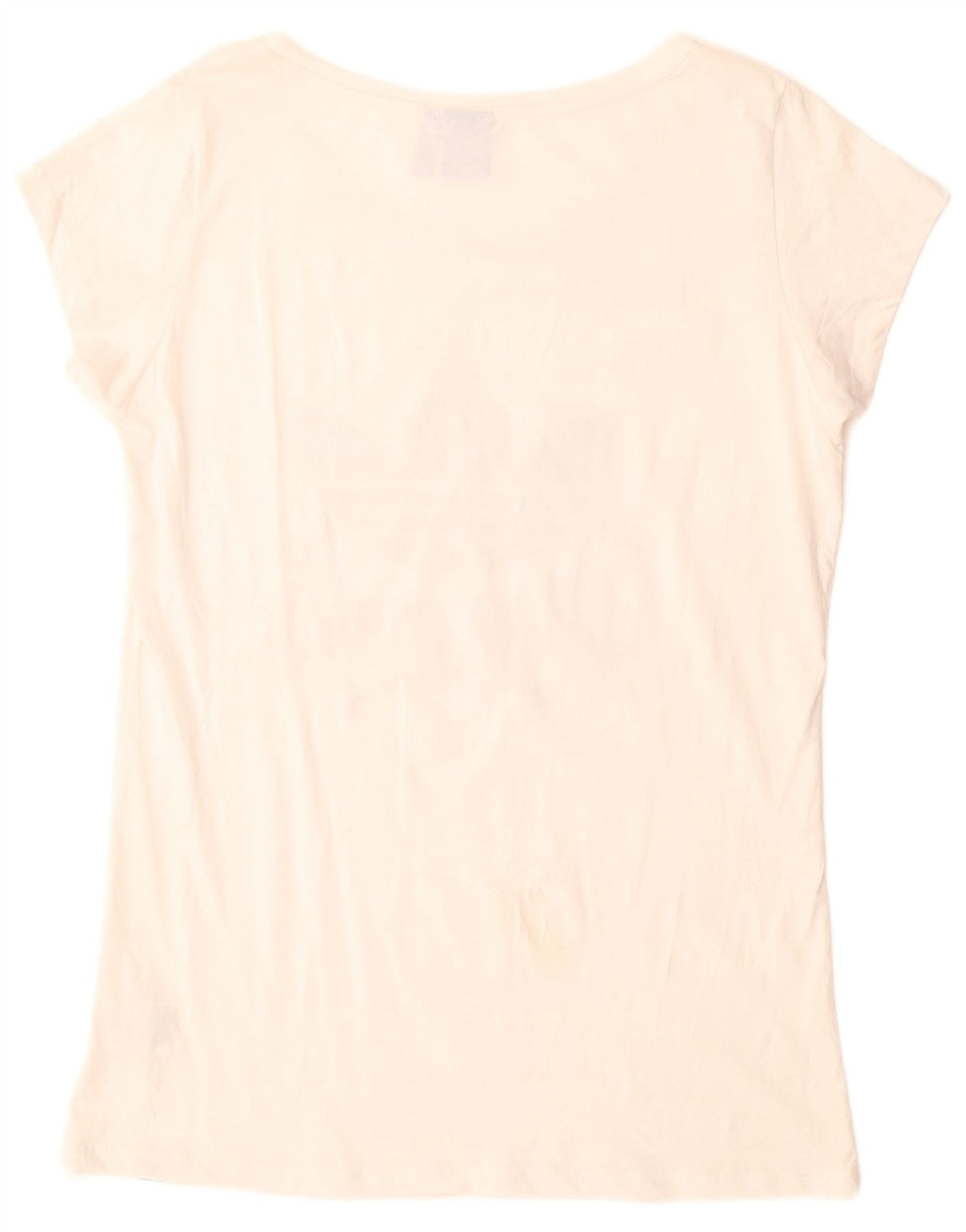 ADIDAS ženska majica kratkih rukava s dugim crtama UK 22 XL bijeli pamuk