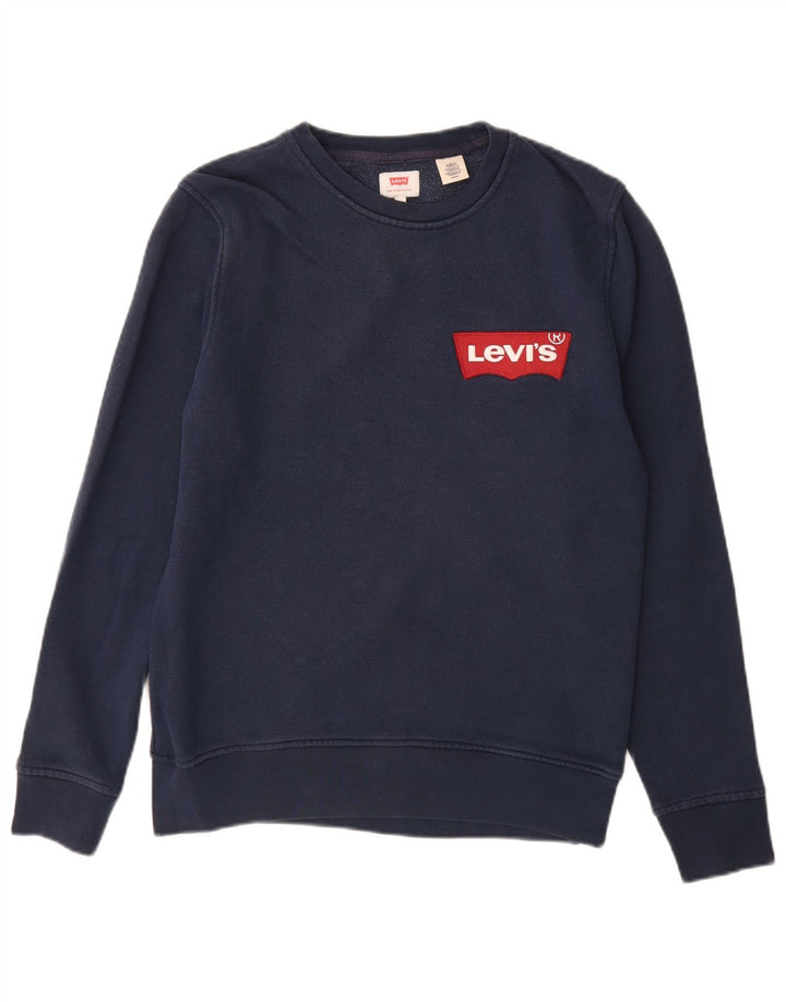 LEVI'S muški džemperi mali tamnoplavi pamuk