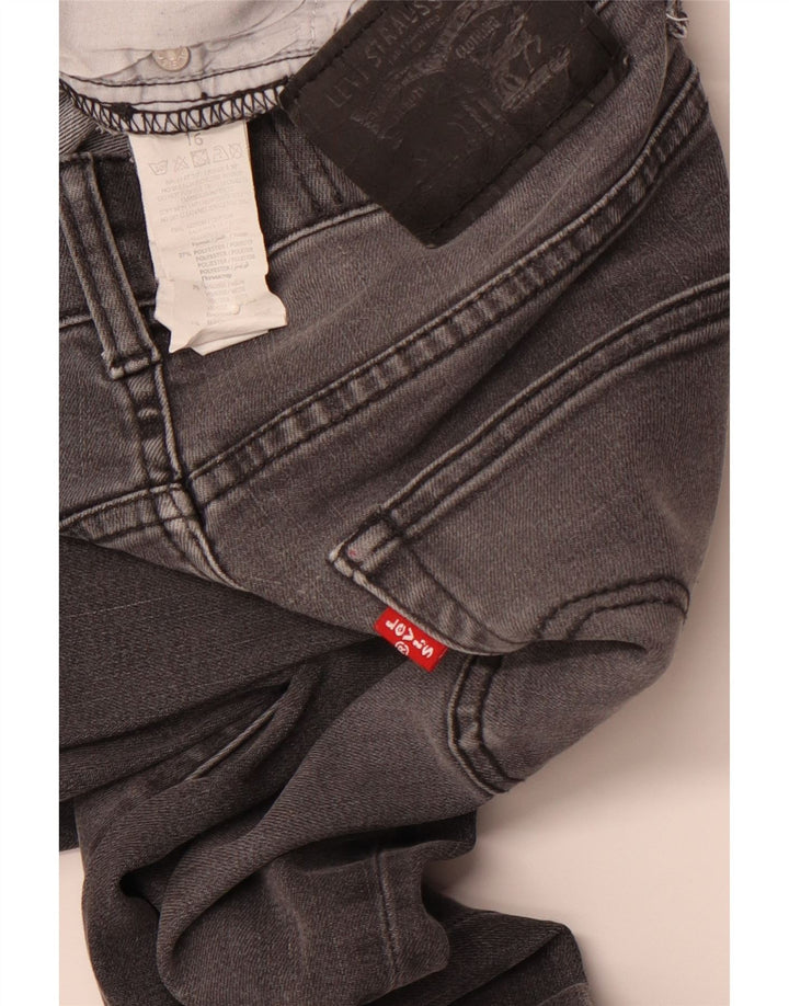 LEVI'S Girls 510 uske traperice 15-16 godina W28 L31 sivi pamuk