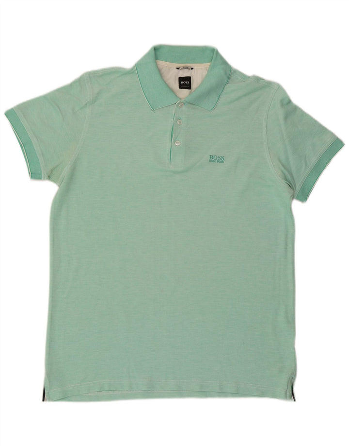 HUGO BOSS Muška polo majica standardnog kroja srednje tirkizna