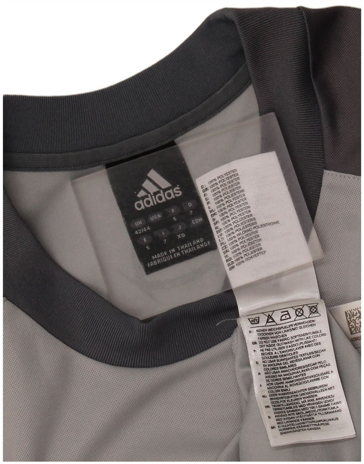 ADIDAS Muška majica kratkih rukava Climalite Graphic UK 42/44 Large Grey Colourblock