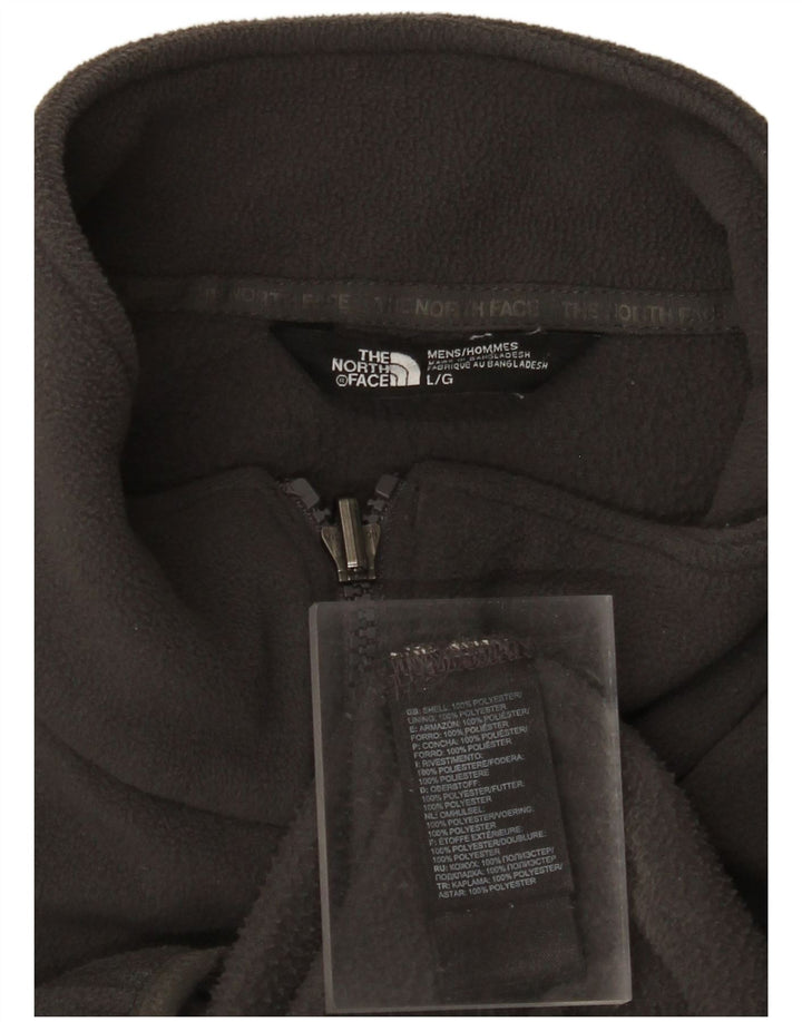 THE NORTH FACE muška flis jakna UK 40 veliki sivi poliester