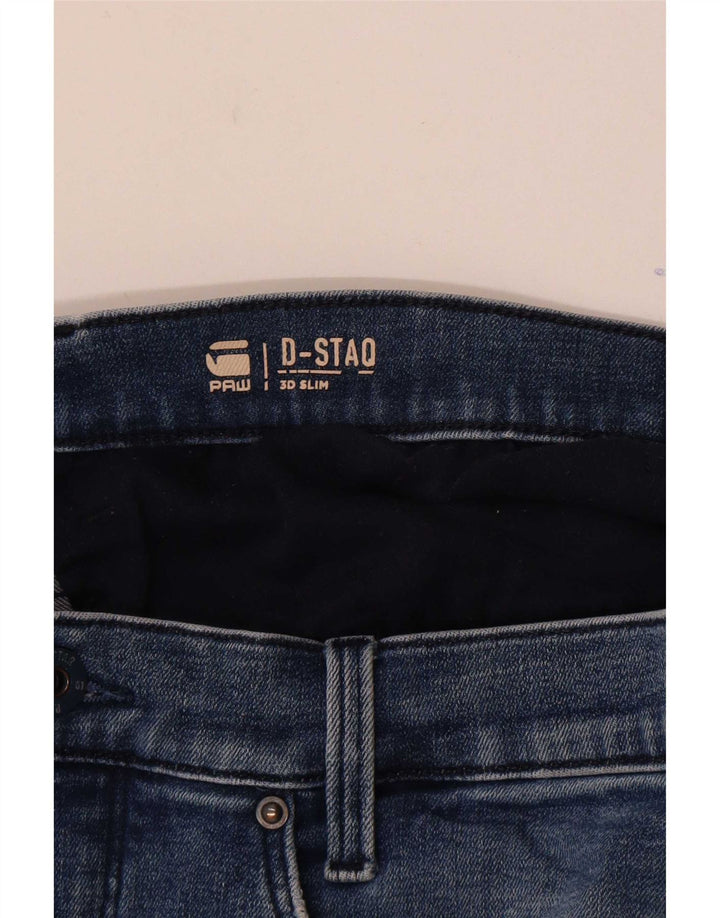 G-Star muške uske traperice s oštećenjem W34 L32 Plave