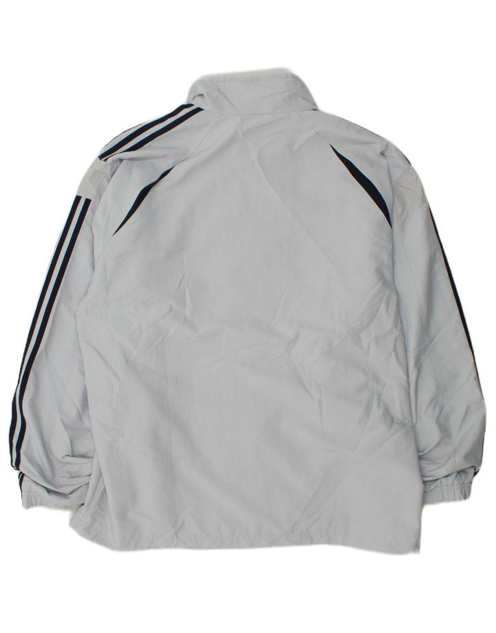 ADIDAS Mens Clima 365 Rain Jacket UK 42 XL Blue Polyester