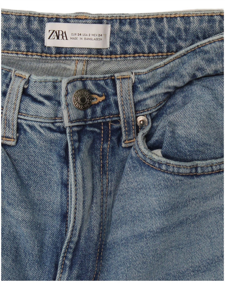 Ženske traperice Zara Bootcut EU 34 2XS W24 L26 Plave
