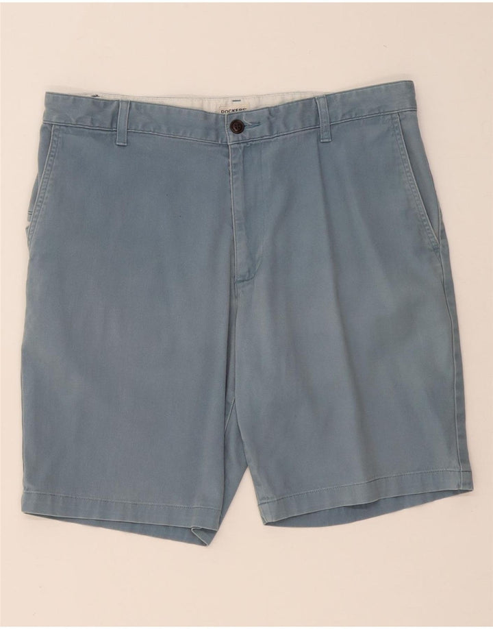 DOCKERS Muške Cargo kratke hlače W36 Large Blue Pamuk