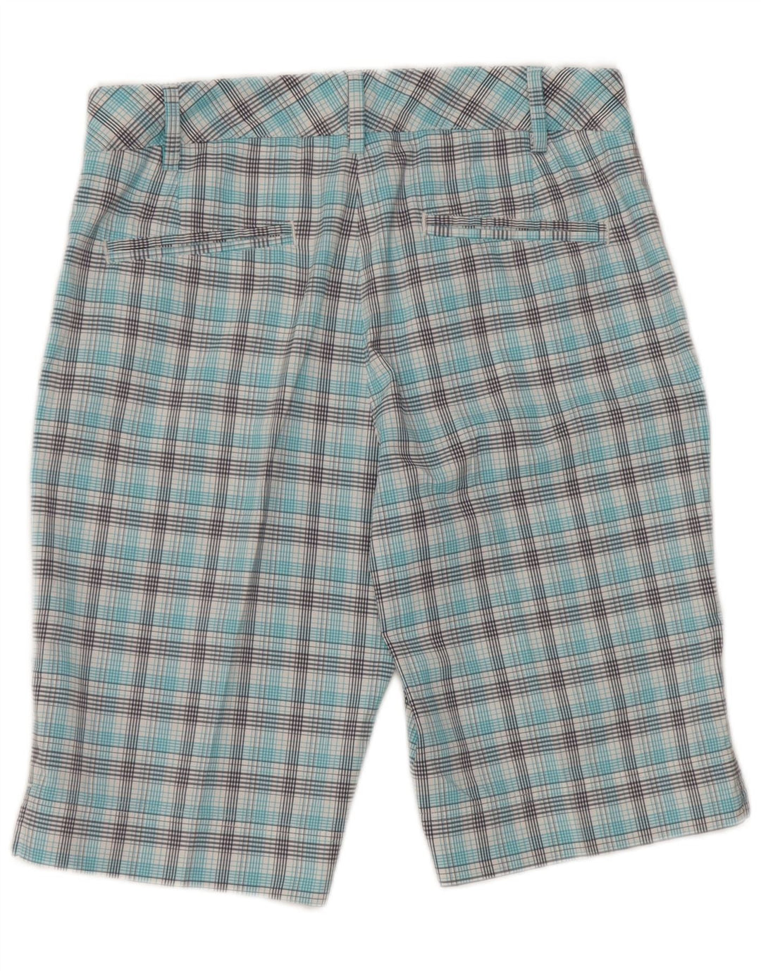 Puma muške chino kratke hlače UK 8 male W28 plave karirane