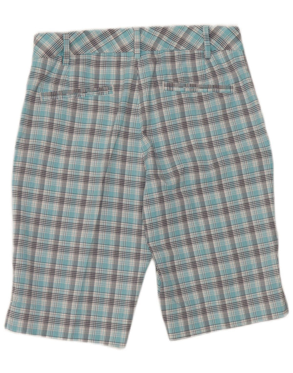 Puma muške chino kratke hlače UK 8 male W28 plave karirane