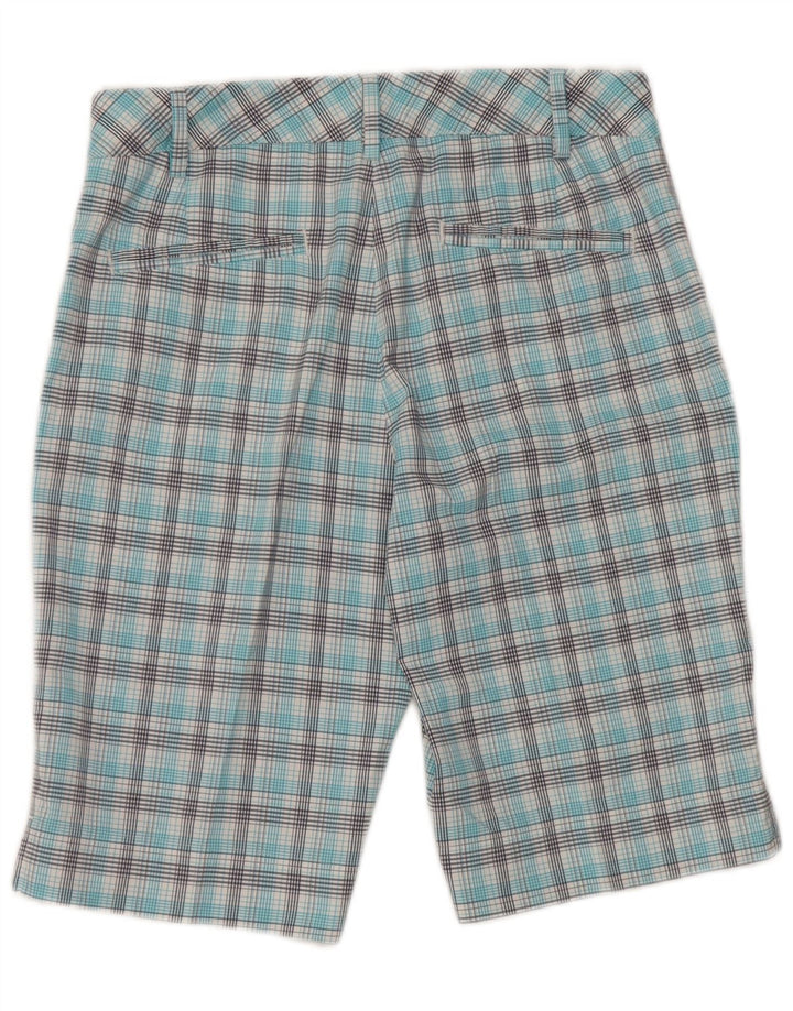 Puma muške chino kratke hlače UK 8 male W28 plave karirane