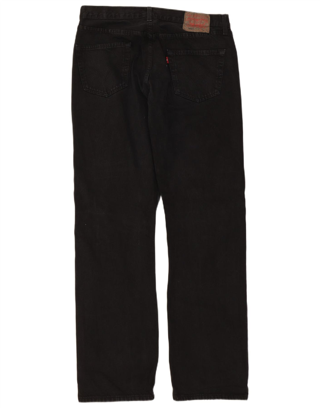 Levi's muške 501 ravne traperice W36 L34 crni pamuk