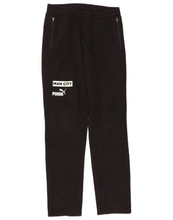 Puma Boys Graphic Trenirka hlače 13-14 godina crne pamučne