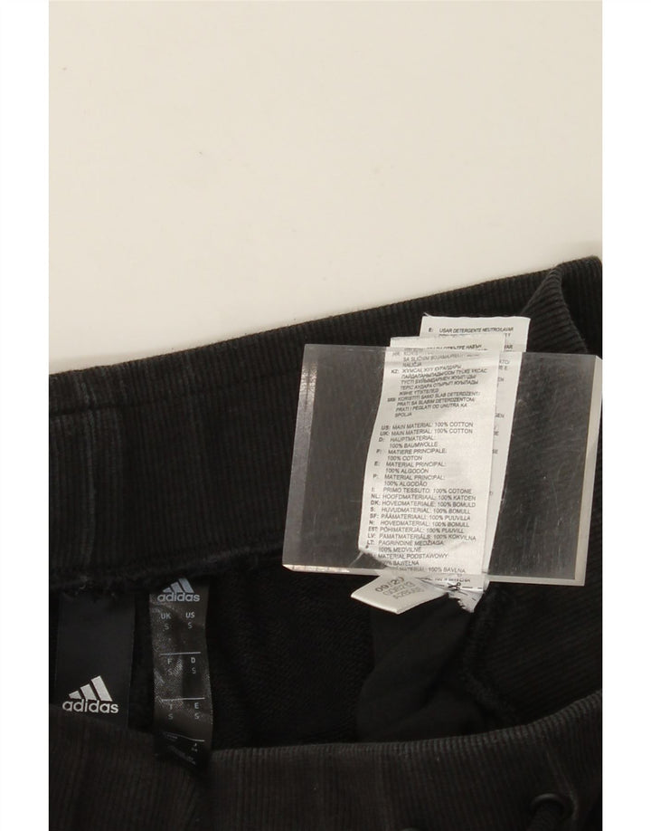 ADIDAS Ženske trenirke s grafičkim motivima Joggers UK 10 Male crne pamučne hlače