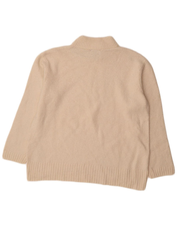Massimo Dutti ženski džemper s kornjačičastim ovratnikom UK 16 Large Off White