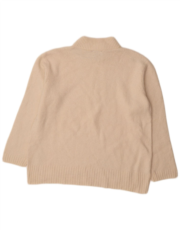 Massimo Dutti ženski džemper s kornjačičastim ovratnikom UK 16 Large Off White