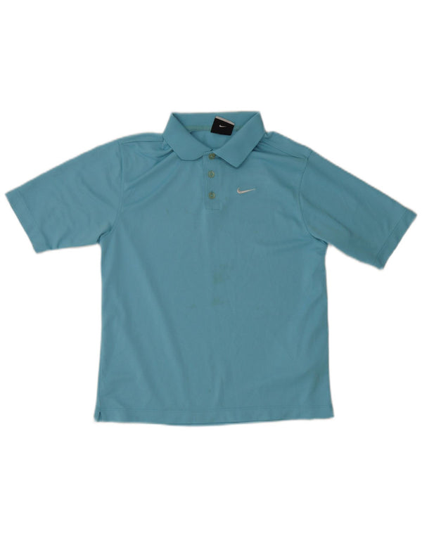 Nike Boys Polo majica 12-13 godina velika plava poliesterska sportska majica